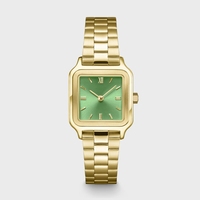 Montre de marque personnalisée, prix de gros d'usine, acier inoxydable, mouvement japonais, montre à quartz classique vintage haut de gamme pour femmes, montre de mode