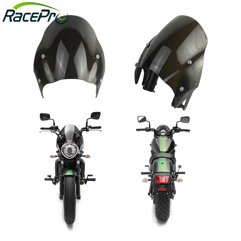 HD フェアリング用ウィンドシールド ヘッドライト ウインドシールド バットウィング バイク用