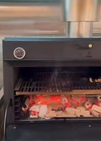 Hôtel Restaurant Commercial heavy duty espagnol rôti au bois pizza boeuf barbecue griller ensemble de four