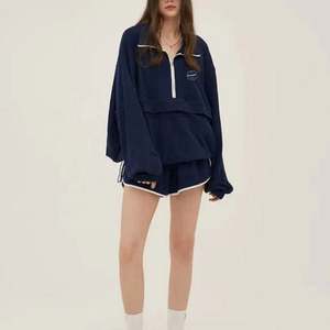 Sudadera de talla grande para mujer, moda de calle alta, manga de murciélago en blanco, 50 algodón, 50 poliéster, sudadera para mujer - Product Image 6