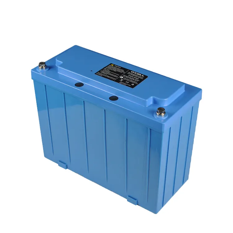 O'CELL-batería Lifepo4 de 12V y 170Ah para remolque RV, corriente de trabajo constante de 100A, carcasa de plástico azul, China