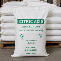 Acide Citrique Anhydre Prix Usine, Produits Chimiques, Additifs Alimentaires de Qualité Alimentaire, Acide Citrique Monohydraté