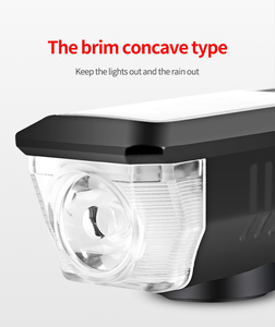 Phụ Kiện Xe Đạp Đèn Trước Xe Đạp Chạy Bằng Năng Lượng Mặt Trời Có Còi Sạc USB Đèn <span class=keywords><strong>Led</strong></span> Xe Đạp Leo Núi Đạp Xe Đêm T6 - Product Image 5