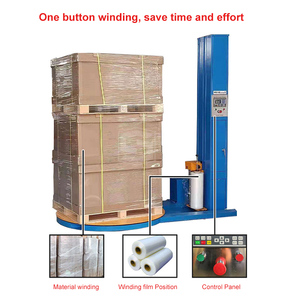 จิสติกส์2ตันโหลดน้ำหนัก PLC ยืดเครื่องห่อฟิล์มที่มีเครื่องชั่งน้ำหนัก - Product Image 2