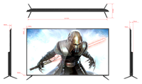 Téléviseurs LED intelligents Android 4K SEEWORLD TV 70 75 85 98 100 110 pouces, vente en gros d'usine