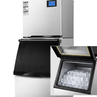 Système de fabrication de glace à air refroidi à haute efficacité et facile à utiliser, machine à glaçons automatique à économie d'eau