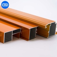 Meilleur Prix Profilés CNC en Alliage d'Aluminium Série 6000 pour Portes, Revêtement Poudré Mat Champagne/Argent/Bronze, Insonorisés, Pliage et Découpe