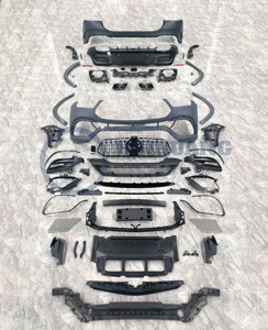 Nueva Actualización de llegada a GLE63 <span class=keywords><strong>Coupe</strong></span> <span class=keywords><strong>AMG</strong></span> modelo para <span class=keywords><strong>Mercedes</strong></span> Benz <span class=keywords><strong>GLE</strong></span> <span class=keywords><strong>Coupe</strong></span> C167 2020-2025 Kit de carrocería con difusor trasero de parachoques delantero - Product Image 6