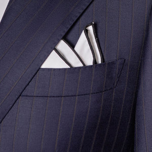 <span class=keywords><strong>Costume</strong></span> de <span class=keywords><strong>Mariage</strong></span> Personnalisé Haut de Gamme Noir à Simple Boutonnage pour Homme - Product Image 3