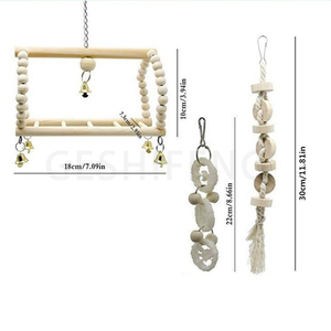 Toplama çiğnemek çiğneme evcil hayvan papağan kuş oyuncaklar parçası yumuşak seti malzemeleri Javawood kuş levrek - Product Image 3