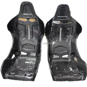 Asientos de Carreras Personalizados de Fibra de Carbono Impermeables, Autopartes para Jóvenes, Asientos Tejidos Compatibles con Autos <span class=keywords><strong>McLaren</strong></span> y Ferrari, OEM Disponible - Product Image 1