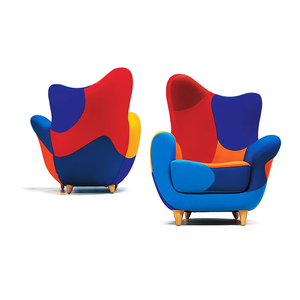 Fauteuil de salon moderne et contemporain en tissu noir et blanc, écologique, réglable et durable, pour chambre, <span class=keywords><strong>salle</strong></span> <span class=keywords><strong>à</strong></span> <span class=keywords><strong>manger</strong></span> et maison - Product Image 3