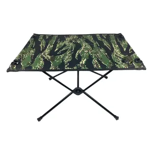 OEM ODM Camuflaje Marco de aluminio Mesa de picnic Mesa de camping al aire libre para eventos Mesas plegables portátiles