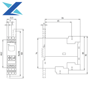 Thương hiệu Mới ban đầu <span class=keywords><strong>3</strong></span> giai đoạn cung cấp điện giám sát Rơ Le kỹ thuật số 3ug4615-1cr20 Điện áp giám sát tiếp sức - Product Image 2