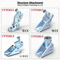 Soporte Antivuelco de Alta Resistencia QT450 de Hierro Dúctil Electrogalvanizado con Certificación UL CE para Tubería de Riego Sch10 Sch40, Suministro de Fábrica