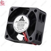 Ventilateur axial de refroidissement DC sans balais Gdstime GDA4020 à roulement à billes 40mm 40x40x20mm DC 5V 12V 24V