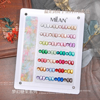 Nouveau Kit Mini de 28 Couleurs de Vernis à Ongles Gel Séchant Imperméable Effet Œil de Chat Milan, Tendance, Sublimateur de Teint, Exclusif