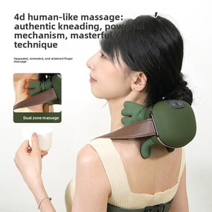 휴대용 전기 어깨 및 목 마사지기 (열 기능 및 3D 주무름 노드 포함, 근육통 완화) - Product Image 5