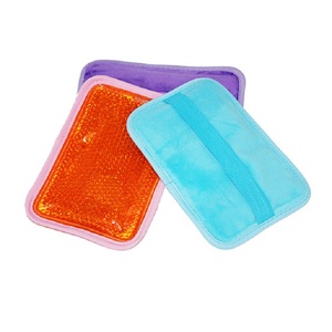 Wieder verwendbare <span class=keywords><strong>Gel</strong></span>-Perlen für die Heiß-und Kalt therapie Eis beutel Kühl beutel mit Plüsch rücken für die Körperpflege