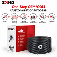 Câble Ethernet Cat6 ZONG, Cordon de Raccordement LAN, Câble à Paire Torsadée, Vente en Gros pour Distributeurs et Importateurs
