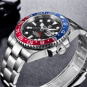 PAGANI DESIGN New GMT Men's Watch Luxury Sapphire <b>Automatic</b> Mechanical Watch 40MM Stainless Steel 100M Waterproof Watch - Product Image 5