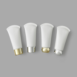 Private Label 40ml White Matte Cosmetic <b>Squeeze</b> Soft Tube Packaging Sunscreen Tube Body Cream Lotion <b>Plastic</b> Screw Cap 40g - Product Image 1