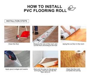 Revêtement de sol en vinyle PVC à <span class=keywords><strong>prix</strong></span> avantageux, <span class=keywords><strong>linoléum</strong></span> 4 mm pour usage intérieur, maison et hôtel, rouleau de 7 mm d'épaisseur, revêtement de sol en tissu maillé - Product Image 5