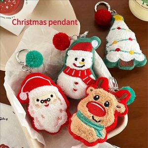 Wholesale Cute <b>Cartoon</b> Christmas Plush Doll Keychain Versatile <b>Backpack</b> Pendant Gift Decor New 2025 Collection - Product Image 1
