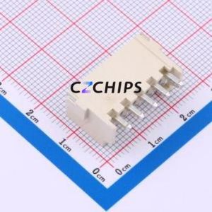 HCZZ0590-5 Wire-to-Board Pin Header SMD,P=3.96mm,Horizontal Mount Connector 1x5P 3.96mm Horizontal Mount VH - Product Image 2