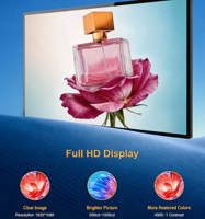 Écran publicitaire Android intérieur de 32 pouces, affichage numérique LCD mural commercial, affichage numérique Full HD pour magasin de détail, ascenseur