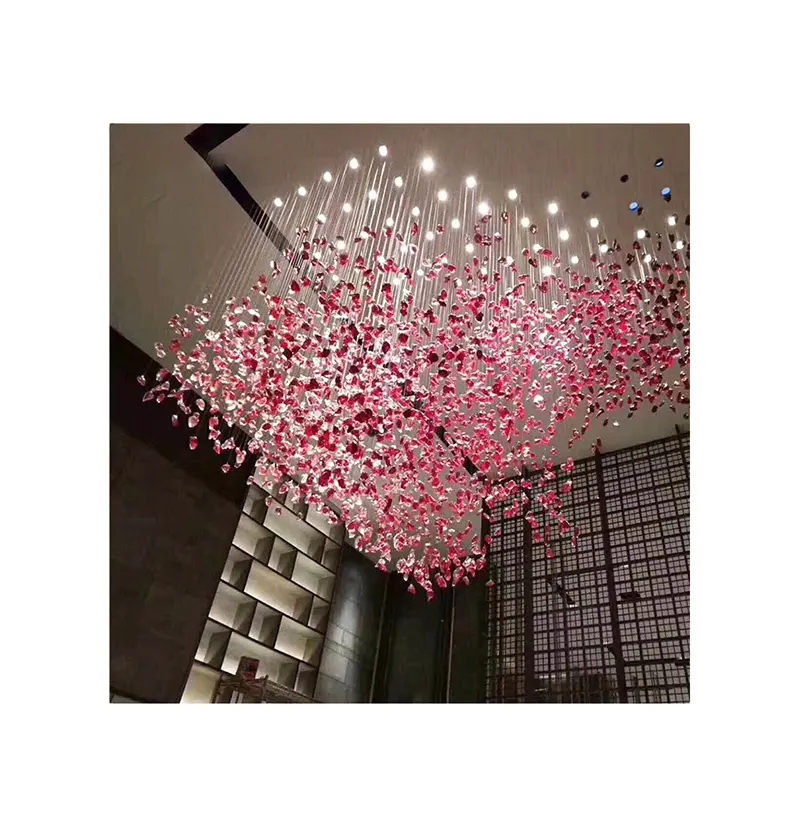 Lampadari di cristallo personalizzati LED lampade a sospensione in acciaio inox rame camera da letto cucina Villa Club privato Hotel hall arredamento