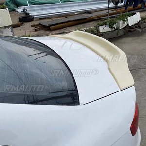 Alerón trasero de fibra de carbono FRP tipo R para Audi A4 B8 B8.5 Sedán 2008-2015 - Product Image 4