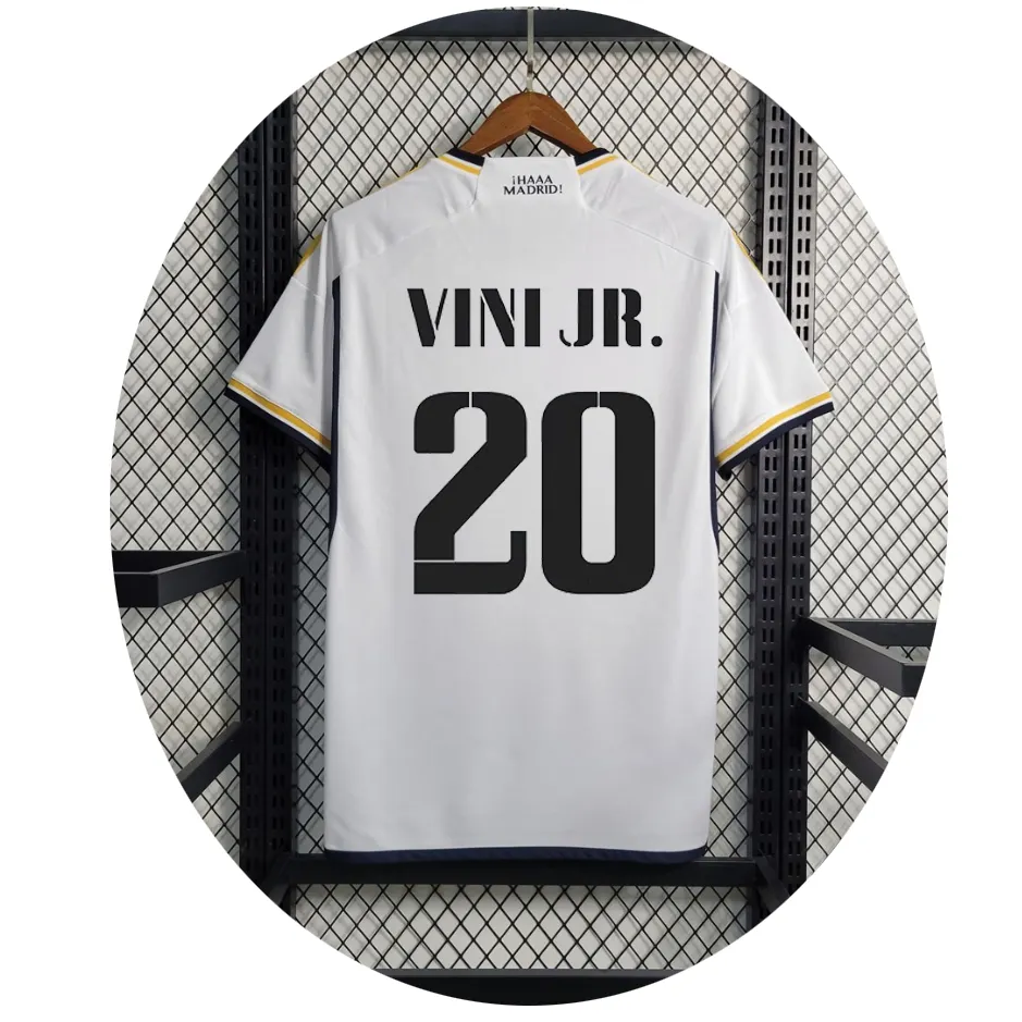 Thailand Real Fan Versie Jersey 2024 Club Home Soccer Jr. Voetbal Jersey Voetbalkleding Speler Versie T-Shirt Madrids