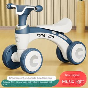 เด็ก1-5ปีสี่ล้อสมดุลรถเลื่อนไม่เข็นของเล่นนั่งบนรถทำจากพลาสติกพร้อมพลังงานแบตเตอรี่ - Product Image 2