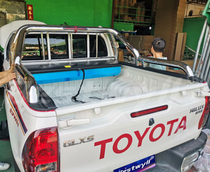 Couverture de benne manuelle rétractable pour pick-up <span class=keywords><strong>Hilux</strong></span> / Revo (Sr5 J Deck avec clôture avant) K46A, à partir de 2015 - Product Image 2
