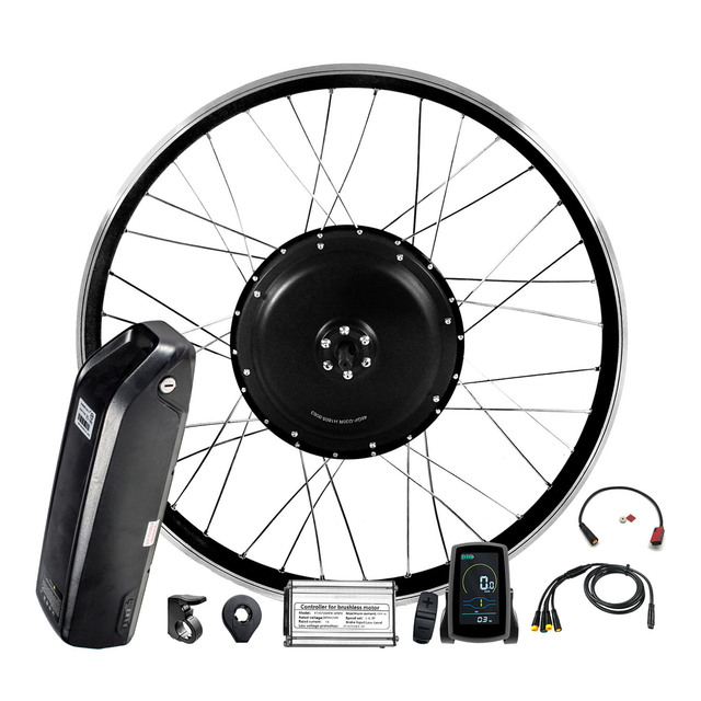 GreenPedel High Quality Hub Ebike Conversion Kits 1000w 2000w 3000w Hub Motor Kit Without Battery