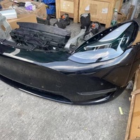 Body Kit Bumper Depan Tesla Model 3/Y Bekas - Plastik ABS/PP+ABS Ringan Kuat Pemasangan Bolt-On Universal Ukuran Standar 2019-