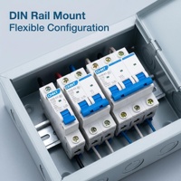 Disjoncteur miniature de haute qualité CHNT NXB-63 AC MCB 1P 1A 2A 3A 4A 6A 10A 16A 20A 25A 32A 40A 50A 63A