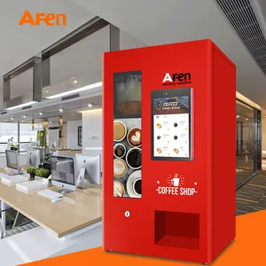 ECORTE Coffee Vending Machine Commercial Coffee Maker Instant Coffee  Machine Full-automatic Cold Hot Beverage Dispenser (Color : Refrigerable  110V)