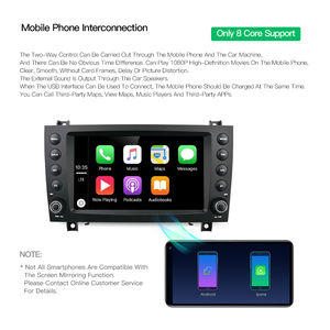 Autoradio Android 8 cœurs GPS pour Benz <span class=keywords><strong>SLK</strong></span> 200K/<span class=keywords><strong>SLK</strong></span> 350/SLK300/<span class=keywords><strong>SLK</strong></span> <span class=keywords><strong>280</strong></span> Stéréo Multimédia Carplay Auto WIFI PAS de DVD - Product Image 4
