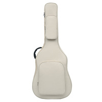Bolsa de guitarra acústica impermeable eléctrica de 41 pulgadas de alta calidad, funda de guitarra acolchada portátil, bolsa protectora para guitarra