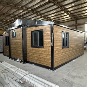 Rumah Modular prefabrikasi mewah mudah dipasang rumah prefabrikasi yang dapat diperluas 20 kaki rumah kontainer kualitas tinggi