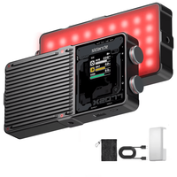 SIDANDE X2077 Lumière d'appoint LED portable RGB pleine couleur pour appareil photo reflex numérique et photographie de portrait