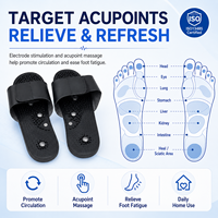 Semelles de remplacement conductrices Jinke TENS EMS pour pantoufles de massage des pieds, base à électrodes, broche de 2,0 mm, compatibles avec les appareils, vente en gros