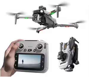 Dron <span class=keywords><strong>GPS</strong></span> RC K19 MAX 2026 Económico con Pantalla de 4.5 Pulgadas, Control Remoto, Luces LED, Plástico, Carga Útil HD, Entrega por Caída, WiFi 5G FPV - Product Image 1