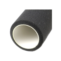 Manchon de rouleau en mousse Sanfine Tuyau en PVC Recharge de rouleau de peinture en mousse noire Couverture d'éponge sans couture avec un bon design