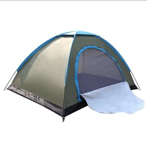 Summer <b>tent</b> Waterproof UV-Proof Quick-Open Beach <b>Tent</b> Outdoor Camping Sunshade Oxford Fabric Fiberglass Pole One <b>Bedroom</b> - Product Image 2