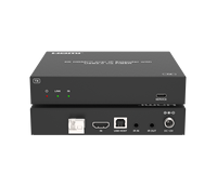 Yüksek Performanslı 4K60 HDMI Over IP Fiber Uzatıcı 10km USB2.0 Çift Yönlü IR 18Gbps 4K HDMI KVM Fiber Optik Uzatıcı