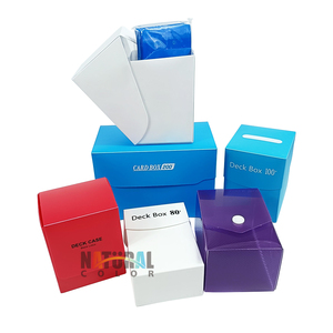 Hộp Đựng Thẻ 100 + Hộp Nhựa PP Đựng Bóng Chày Màu Trơn Lật Trong Suốt Hình Ảnh Giao Dịch Chơi Trò Chơi Yugioh - Product Image 6