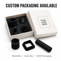 Coque de protection OEM/ODM personnalisée en silicone moulé de qualité alimentaire, anti-poussière, étanche, antidérapante et résistante à la chaleur (Noir) pour